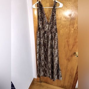 Maxi cheeta print dress